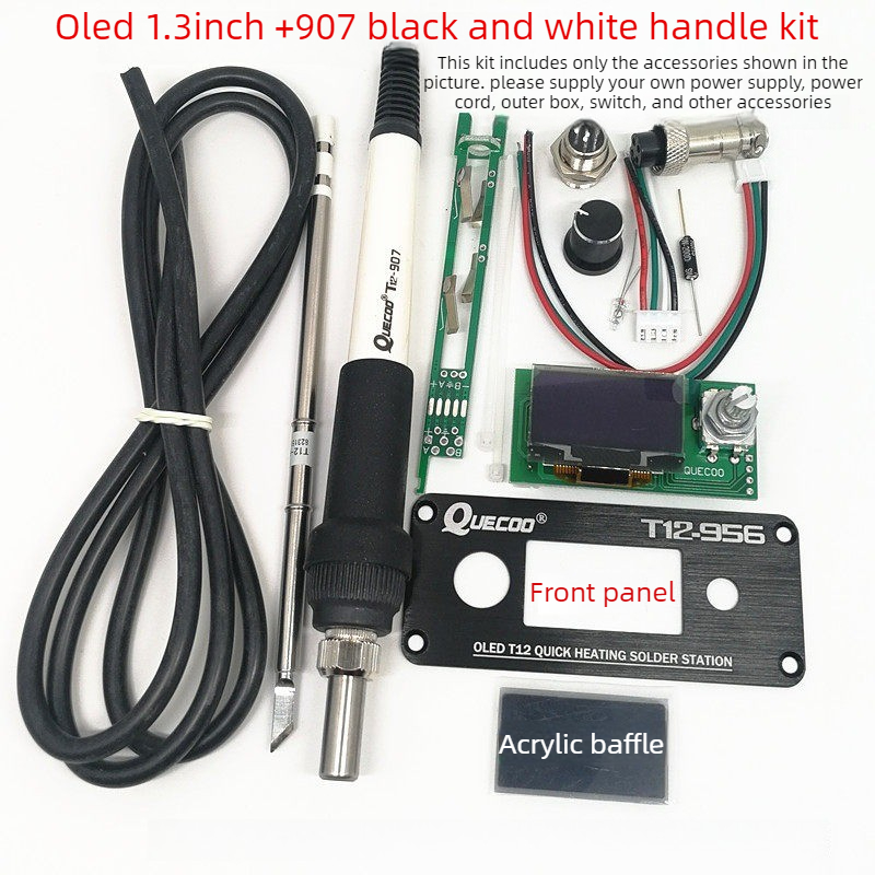 لوحة تحكم لمحطة لحام DIY مع شا - مراجعة Soldering Station T12 Oled وسعره