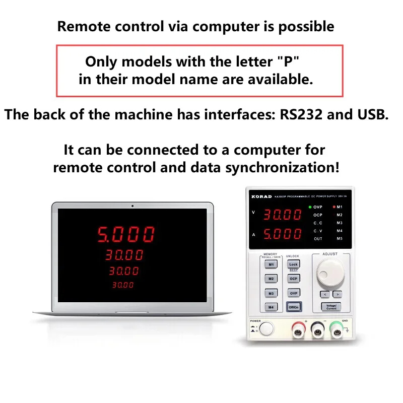 مصدر طاقة تيار مستمر خطي منظم  - مراجعة Programmable Dc Power Supply 60V 5A وسعره