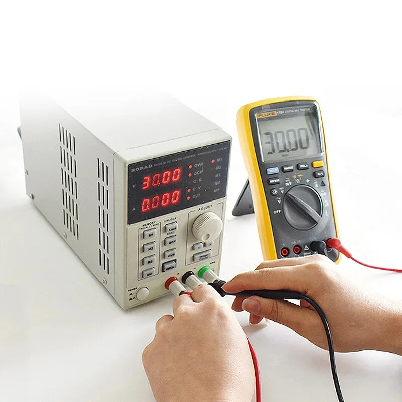 مصدر طاقة تيار مستمر خطي منظم  - مراجعة Programmable Dc Power Supply 60V 5A وسعره
