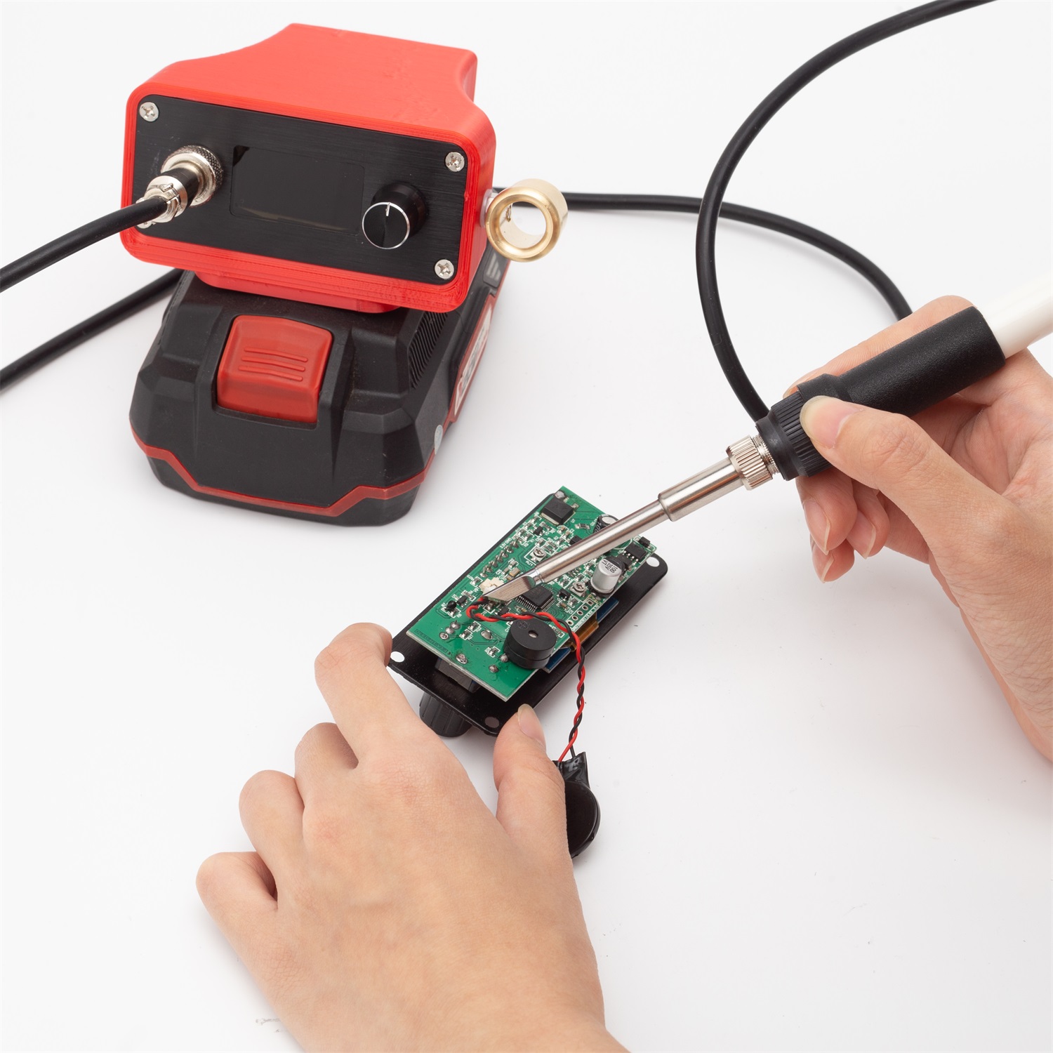 محطة لحام OLED T12 سريعة التسخ - مراجعة Soldering Station T12 Oled وسعره