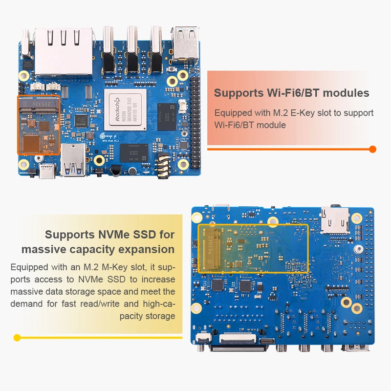 Orange Pi 5 Plus 4 8 16 GB RAM - مراجعة Orange Pi 5 Plus 16Gb وسعره