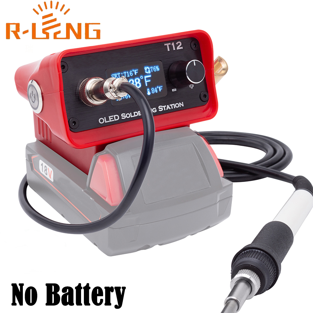OLED T12 محطة لحام الحديد محطة - مراجعة Soldering Station T12 Oled وسعره