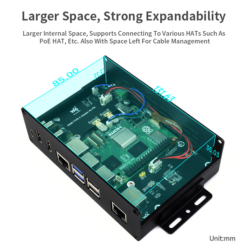 مجموعة كمبيوتر صغير الكل في وا - مراجعة Raspberry Pi 5 8Gb Kit وسعره