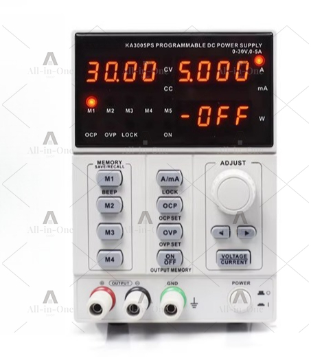 مصدر طاقة رقمي قابل للبرمجة KA - مراجعة Programmable Dc Power Supply 60V 5A وسعره