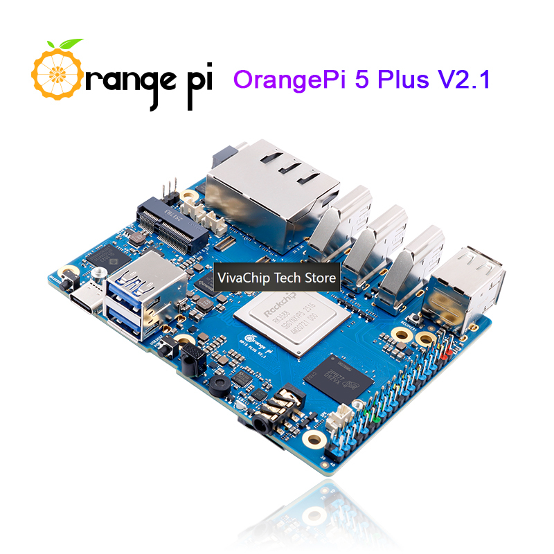 لوحة تطوير VivaCT Orange Pi 5  - مراجعة Orange Pi 5 Plus 16Gb وسعره
