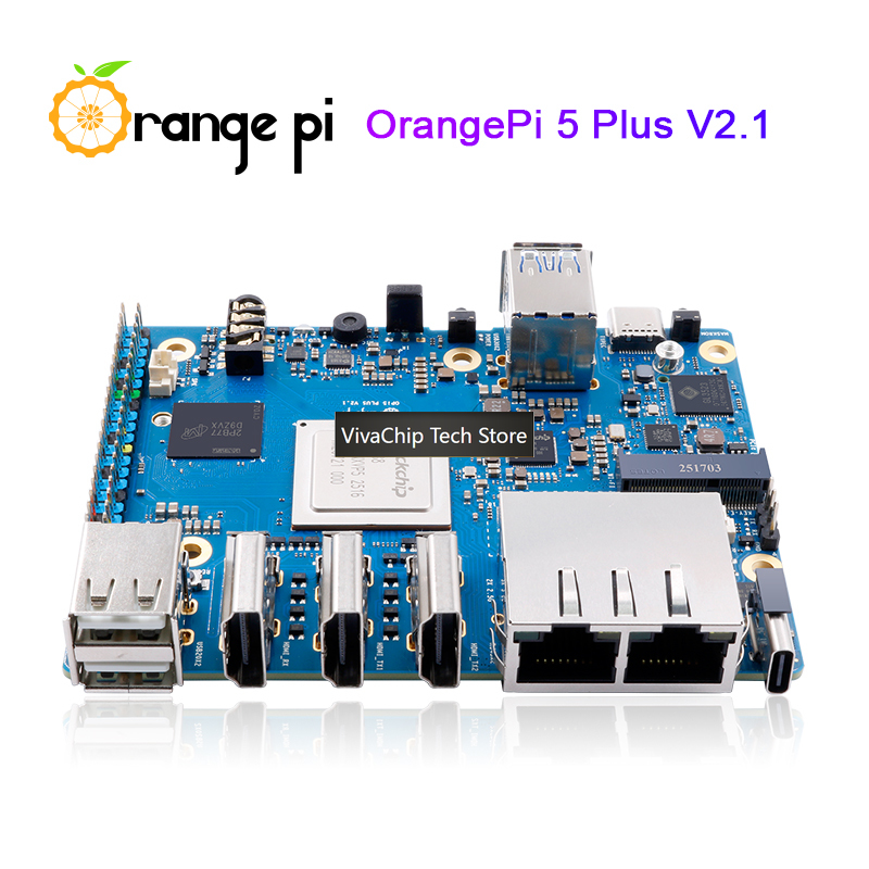 لوحة تطوير VivaCT Orange Pi 5  - مراجعة Orange Pi 5 Plus 16Gb وسعره