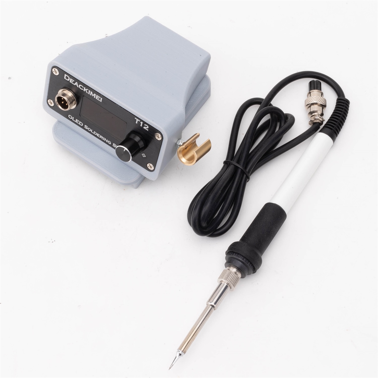 محطة لحام محمولة لاسلكية من Gr - مراجعة Soldering Station T12 Oled وسعره