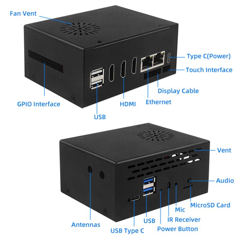 علبة معدنية A29F عالية الجودة  - مراجعة Orange Pi 5 Plus 16Gb وسعره