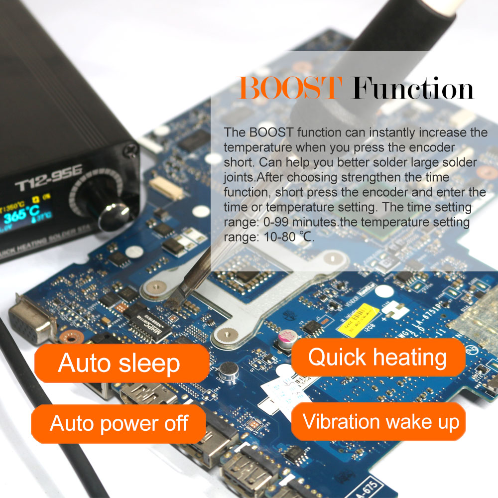 QUECOO T12-956 محطة لحام رقمية - مراجعة Soldering Station T12 Oled وسعره